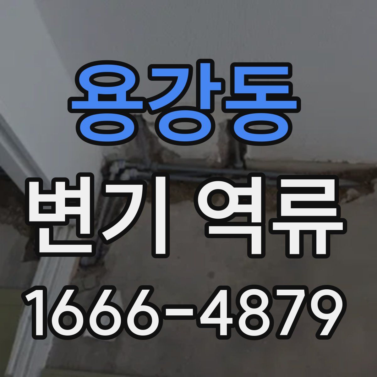 용강동 변기 역류