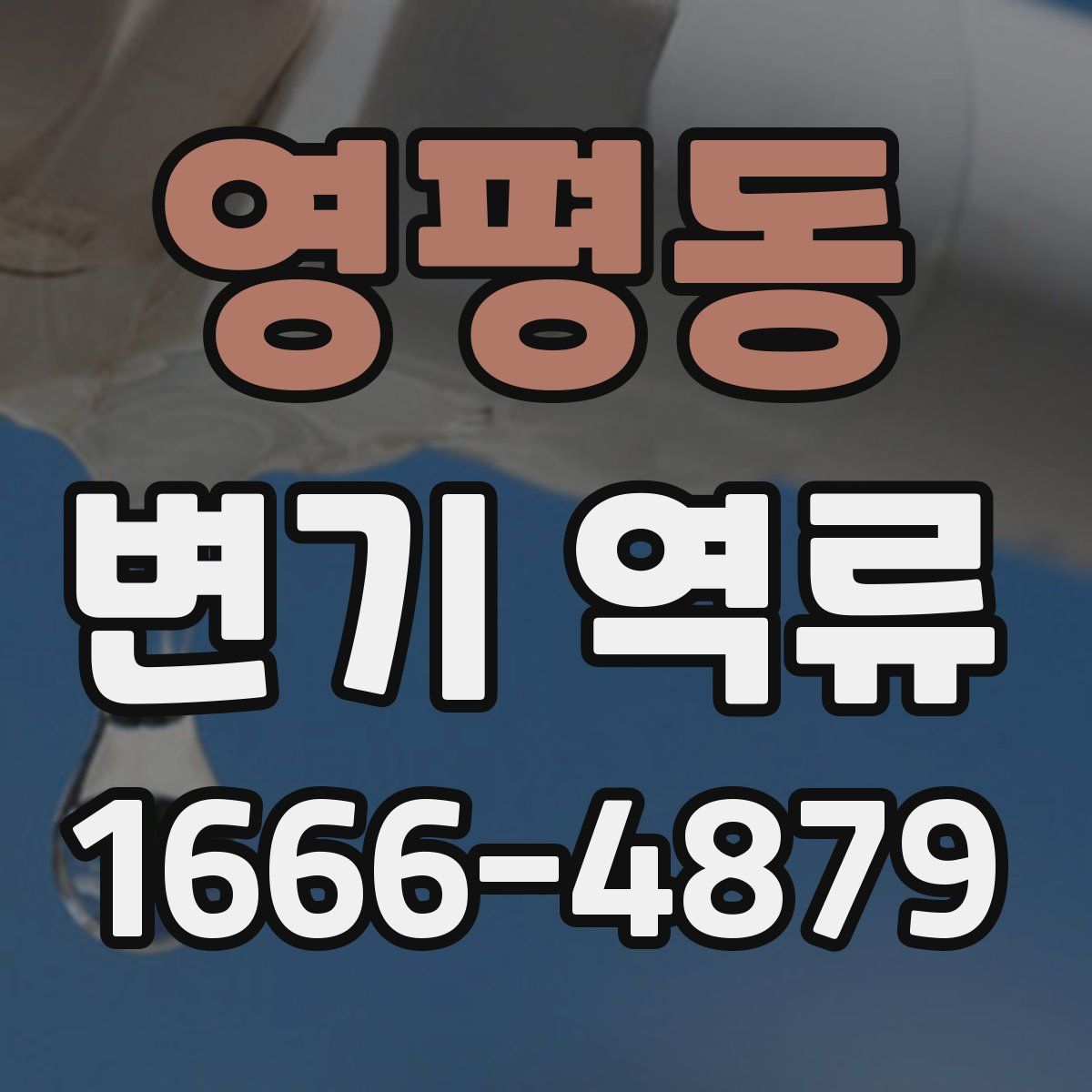 영평동 변기 역류