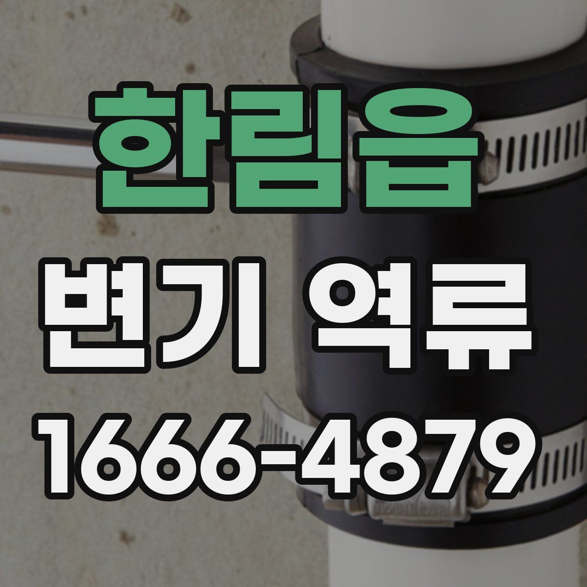 한림읍 변기 역류