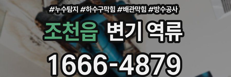 조천읍 변기 역류