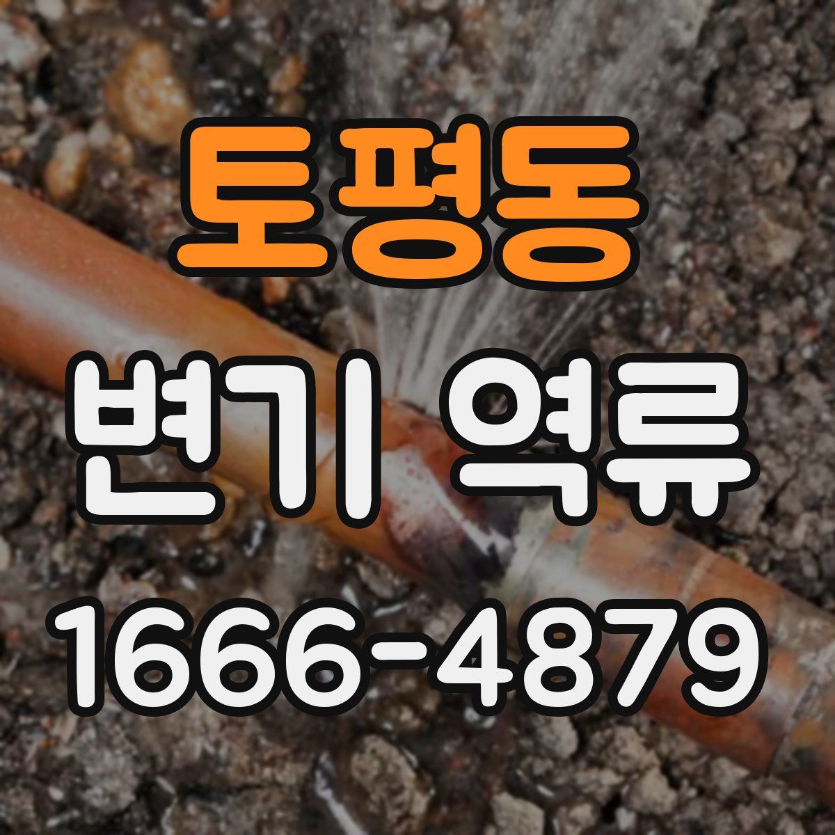 토평동 변기 역류