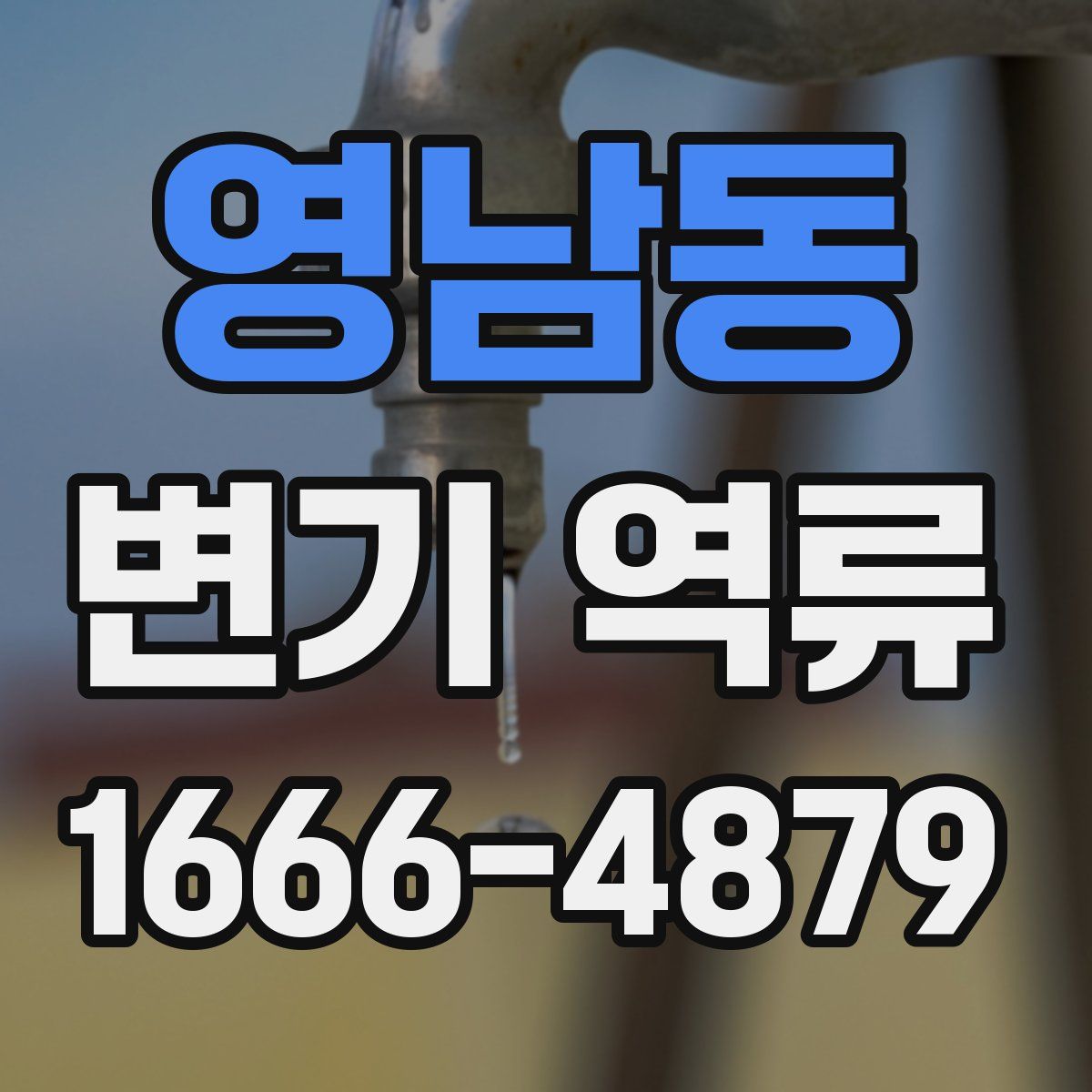 영남동 변기 역류