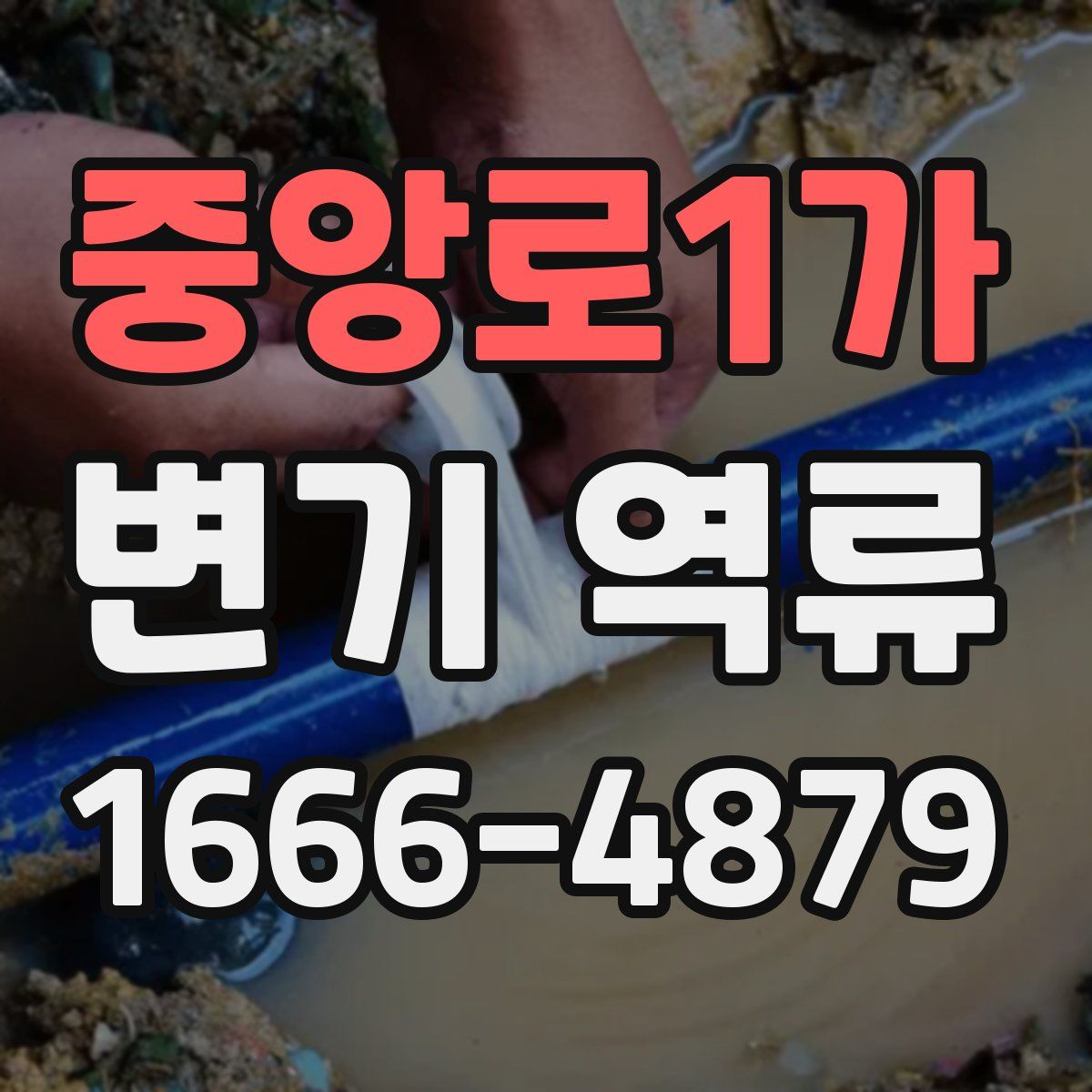 중앙로1가 변기 역류