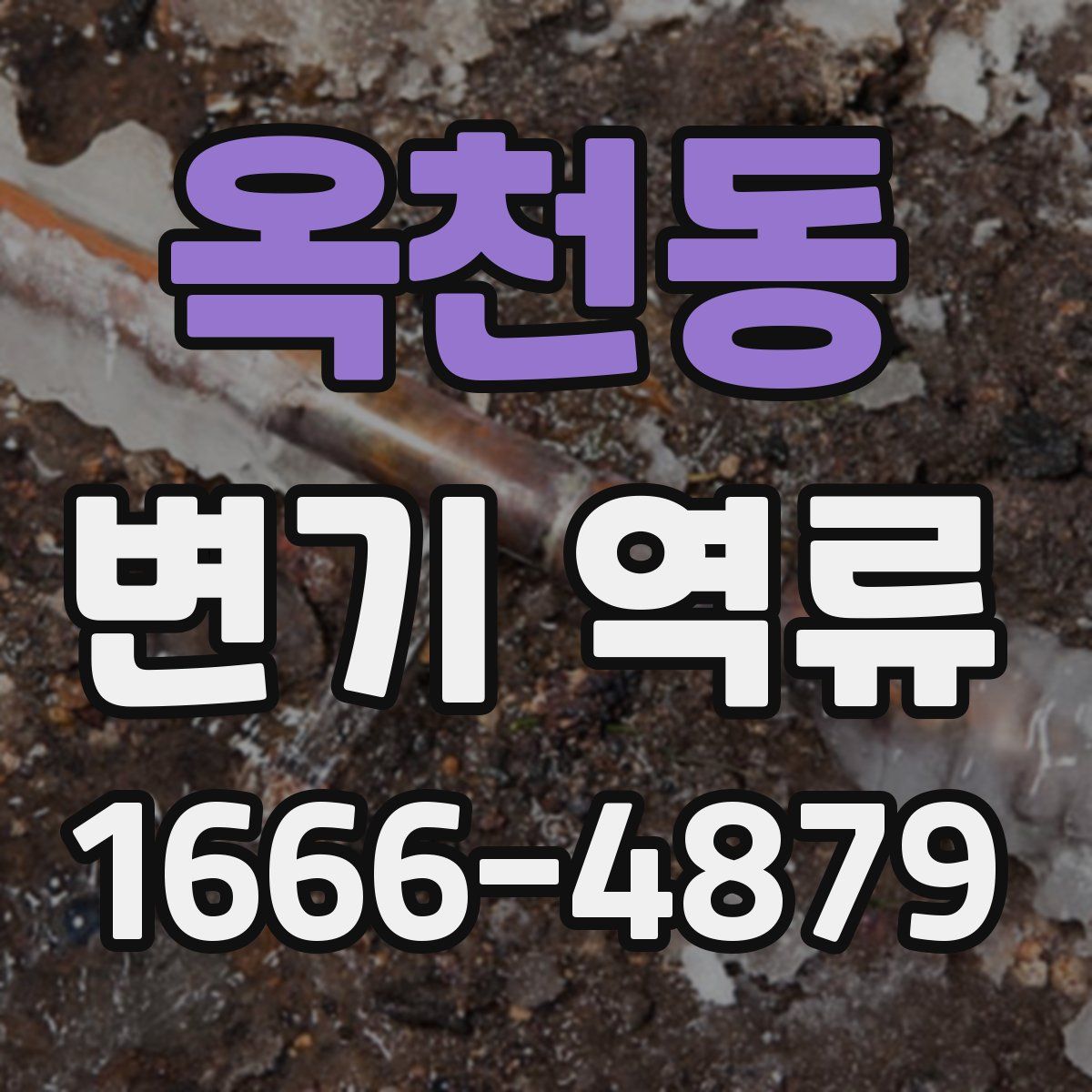 옥천동 변기 역류