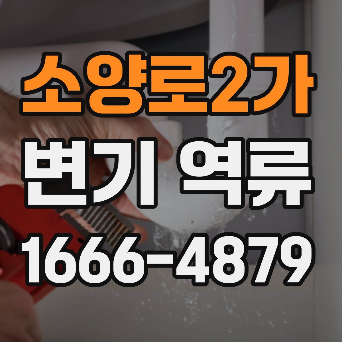 소양로2가 변기 역류
