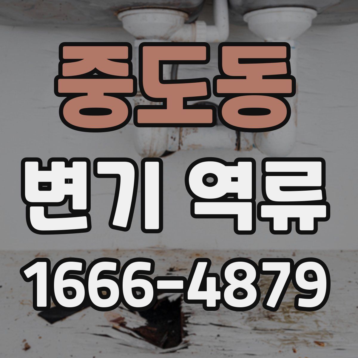 중도동 변기 역류