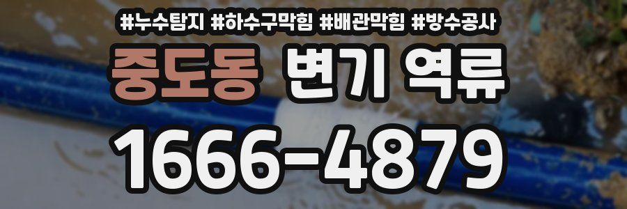 중도동 변기 역류