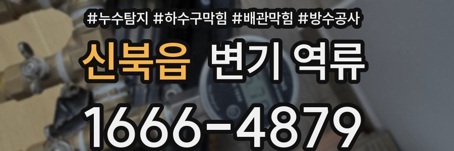 신북읍 변기 역류