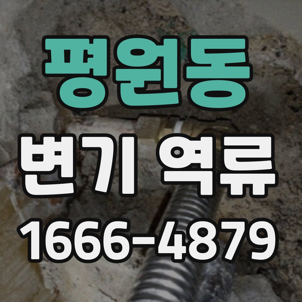 평원동 변기 역류