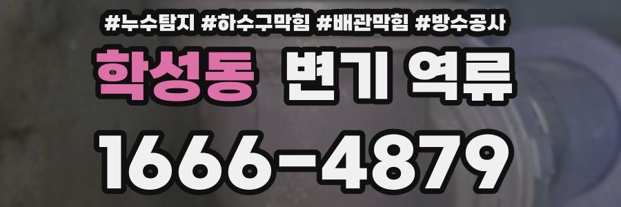 학성동 변기 역류