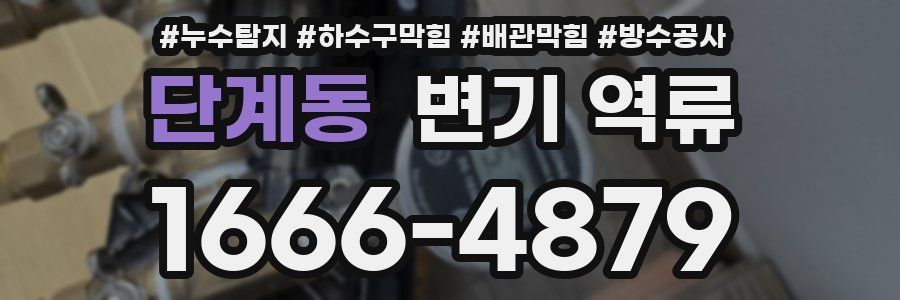 단계동 변기 역류