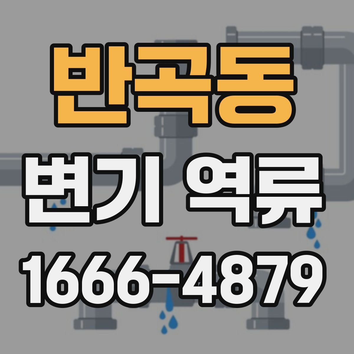 반곡동 변기 역류