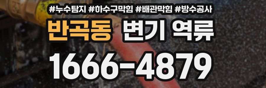 반곡동 변기 역류