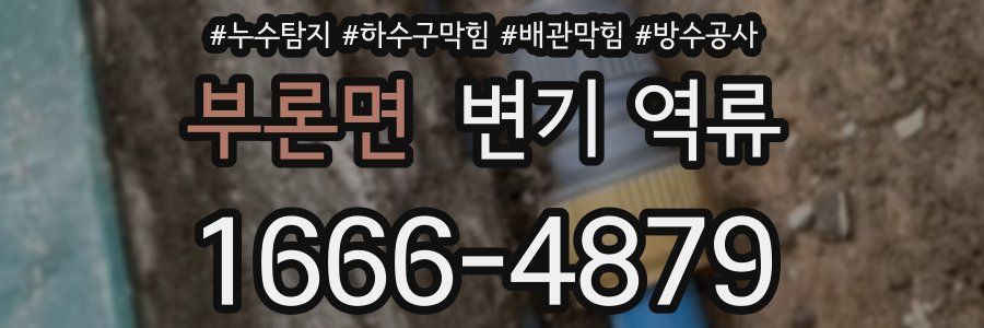 부론면 변기 역류