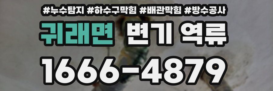 귀래면 변기 역류