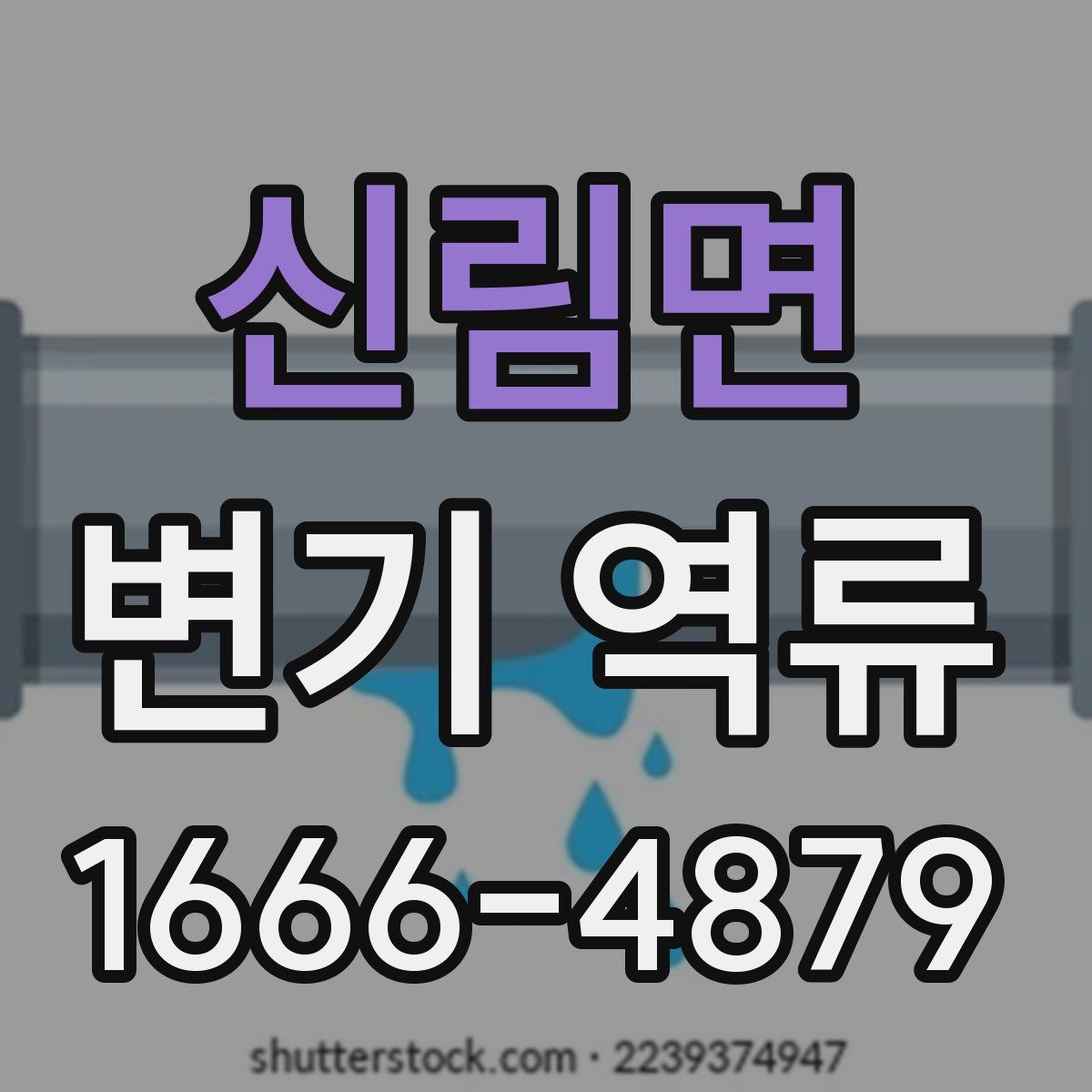 신림면 변기 역류