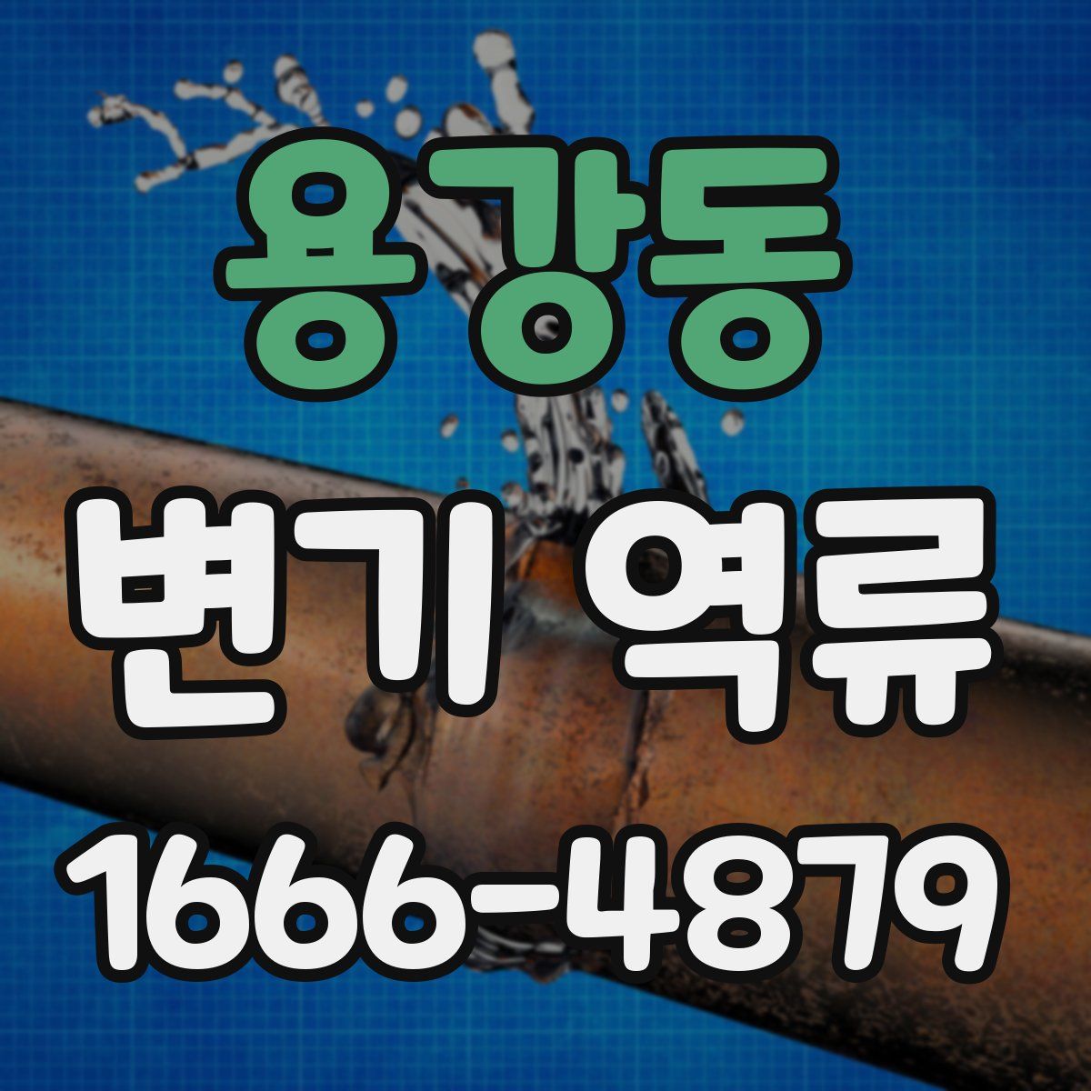 용강동 변기 역류