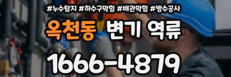 옥천동 변기 역류
