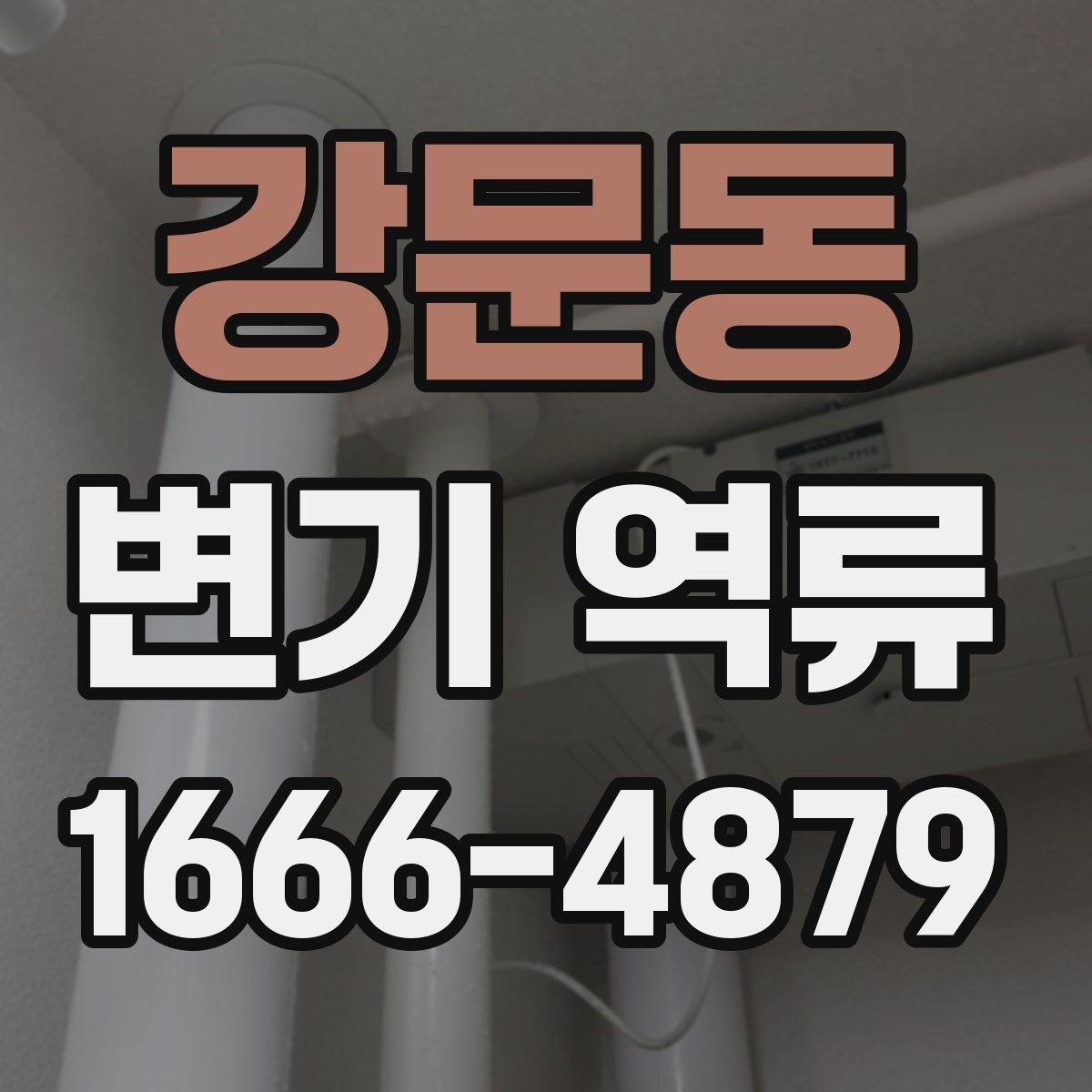 강문동 변기 역류
