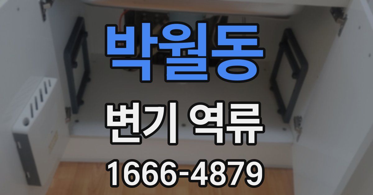 박월동 변기 역류