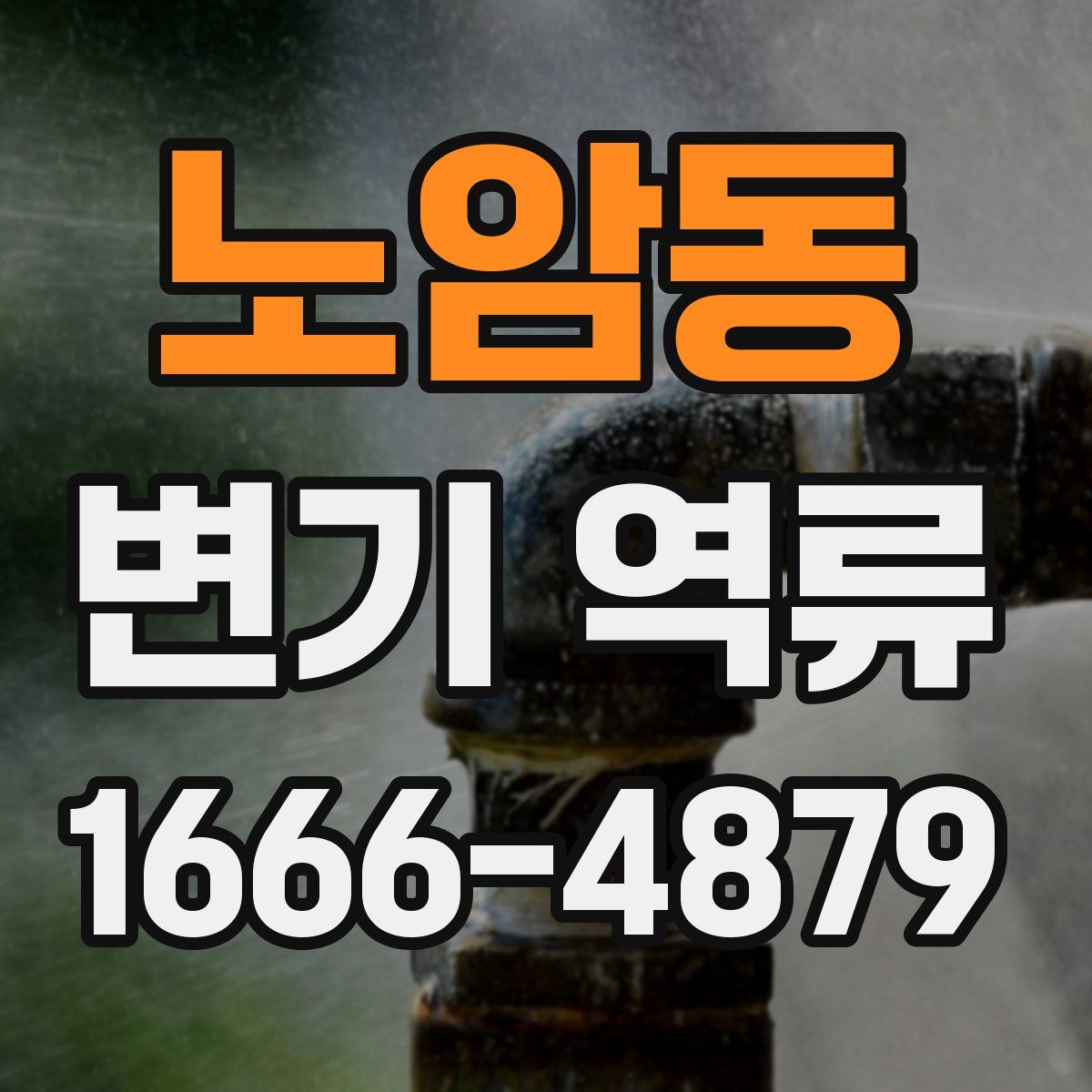 노암동 변기 역류