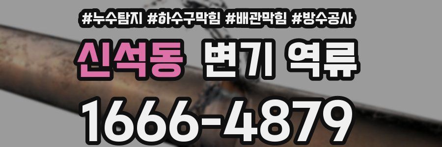 신석동 변기 역류