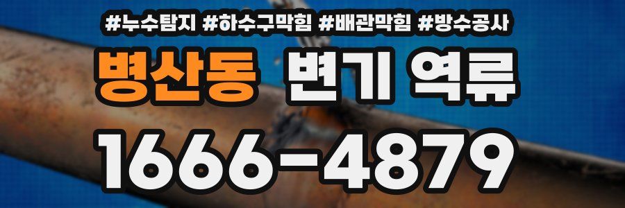 병산동 변기 역류