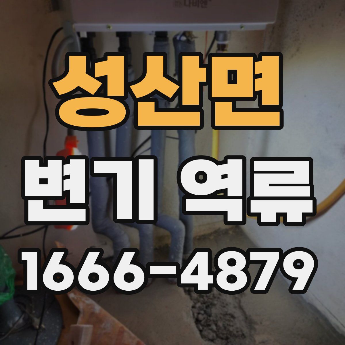 성산면 변기 역류