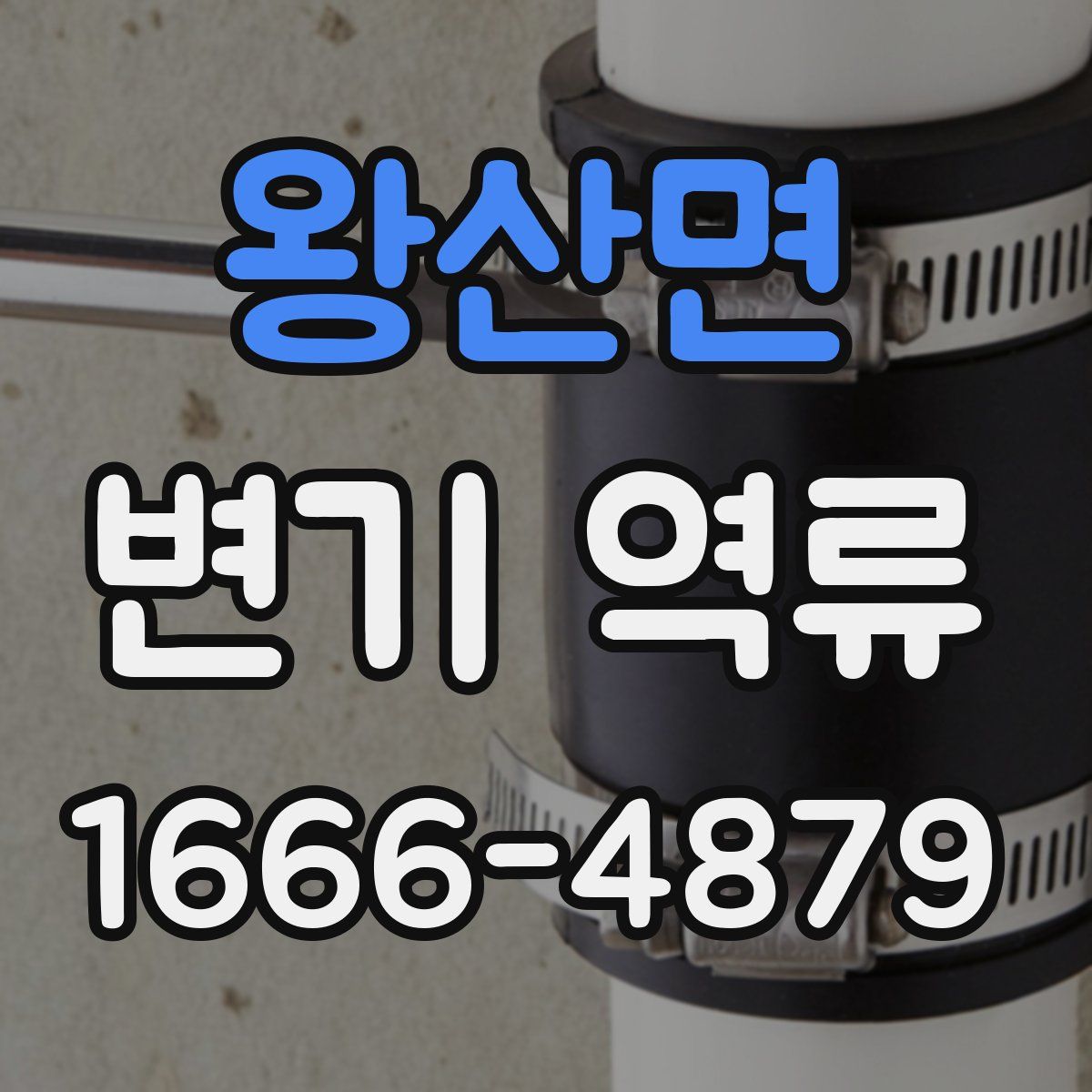 왕산면 변기 역류