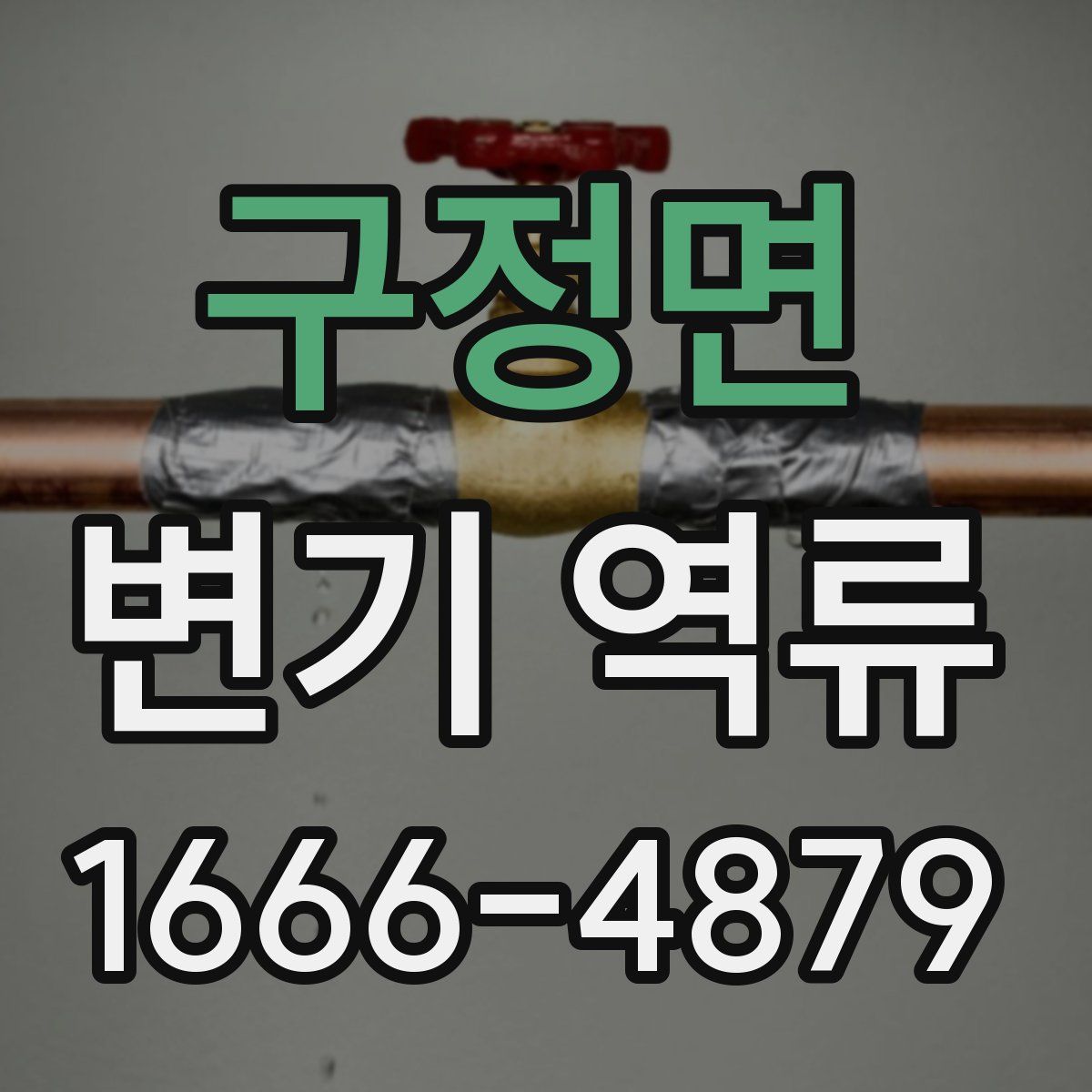 구정면 변기 역류
