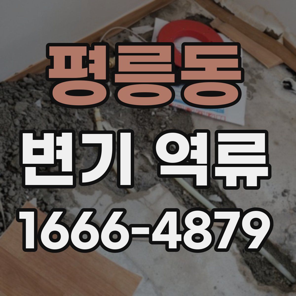 평릉동 변기 역류