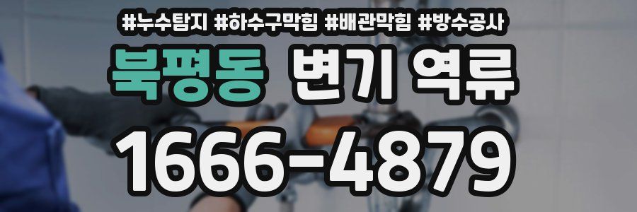 북평동 변기 역류