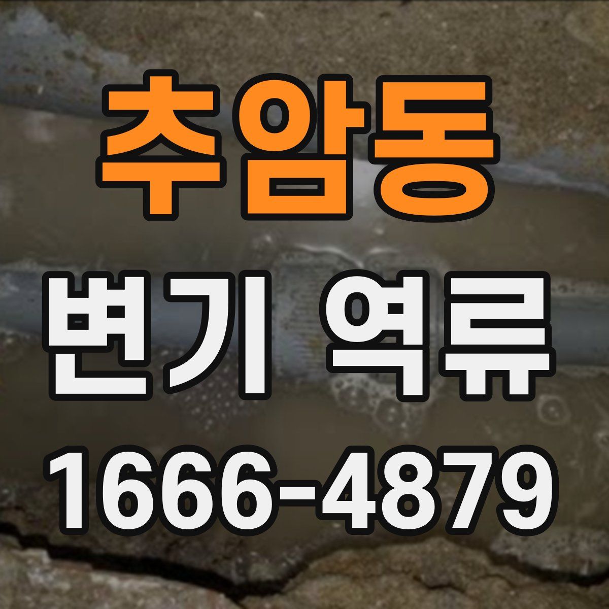 추암동 변기 역류