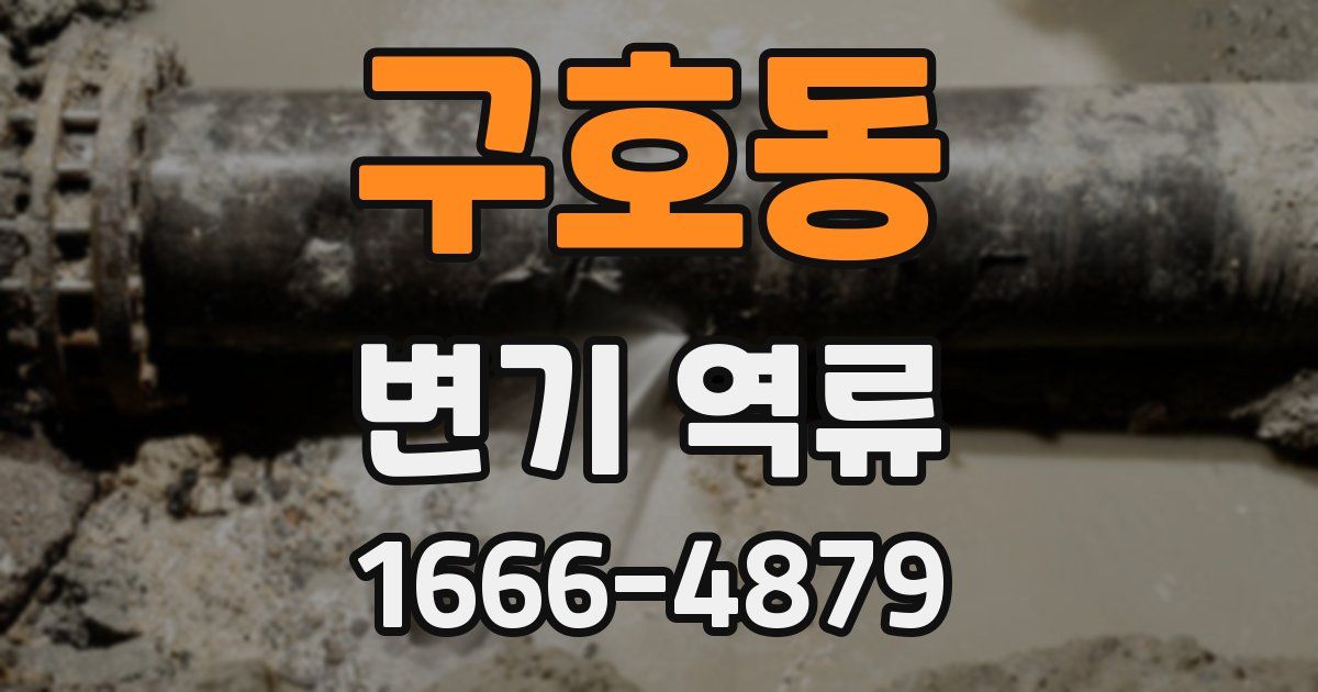 구호동 변기 역류