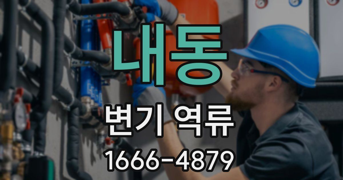 내동 변기 역류