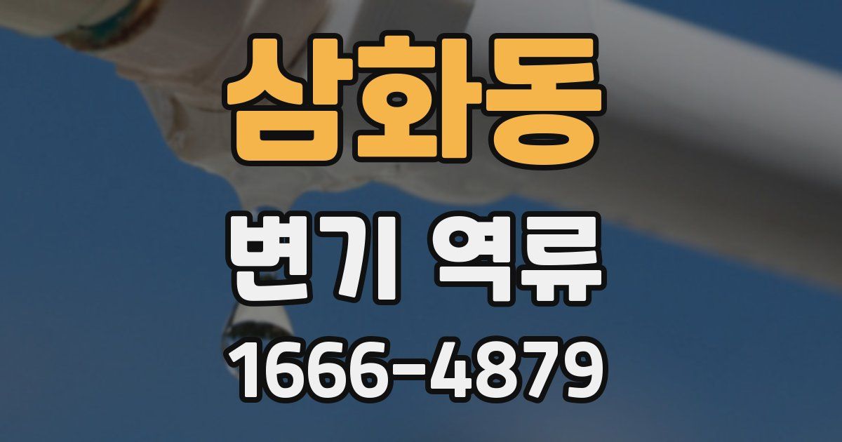 삼화동 변기 역류
