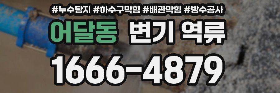 어달동 변기 역류