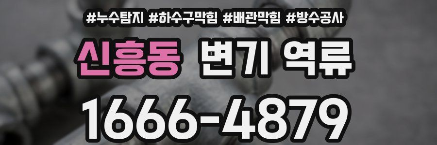 신흥동 변기 역류