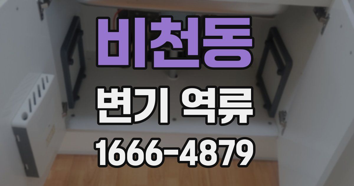 비천동 변기 역류
