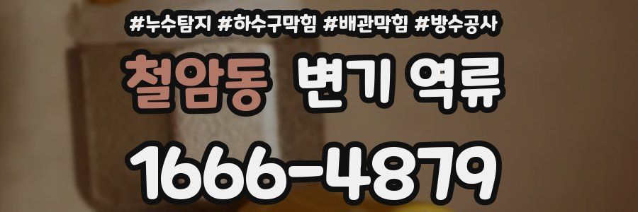 철암동 변기 역류