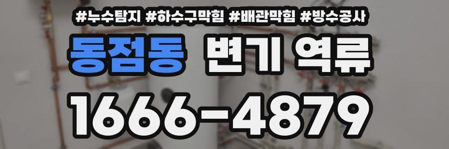 동점동 변기 역류