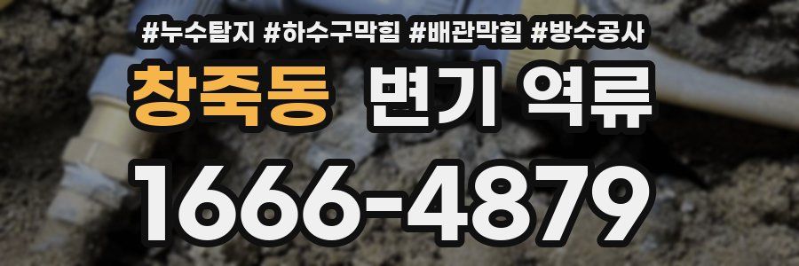 창죽동 변기 역류
