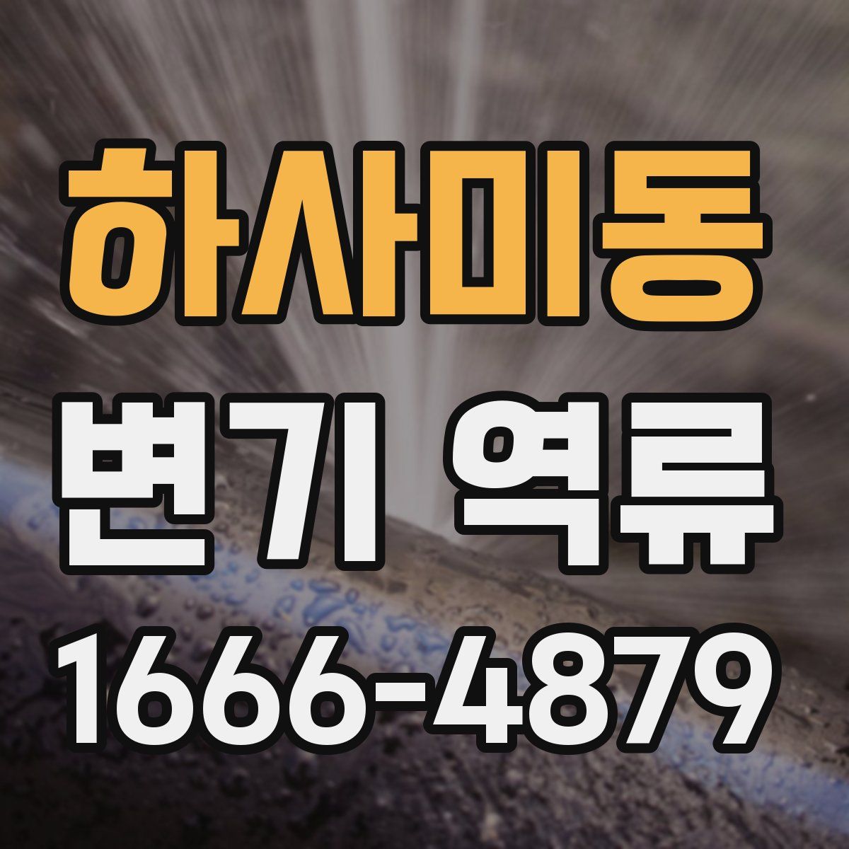 하사미동 변기 역류