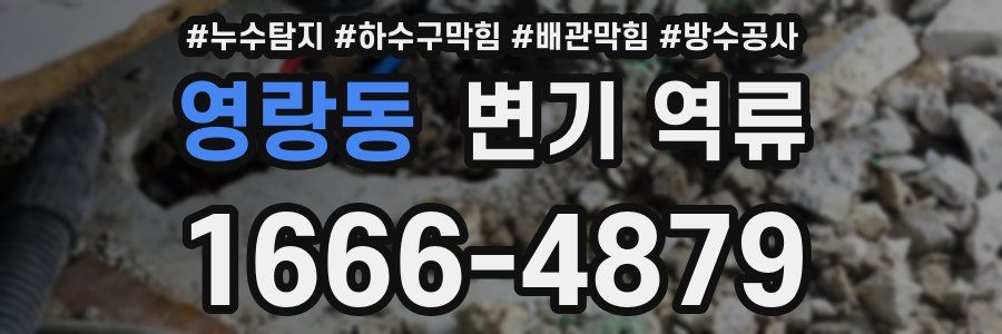 영랑동 변기 역류