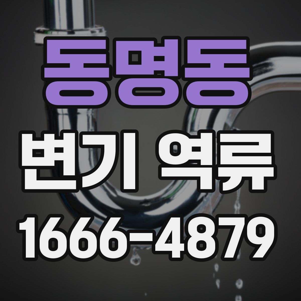 동명동 변기 역류