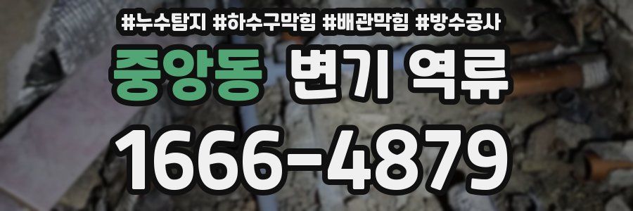 중앙동 변기 역류