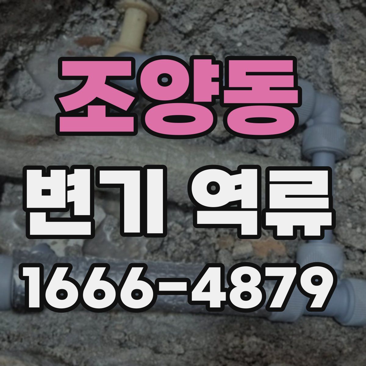 조양동 변기 역류