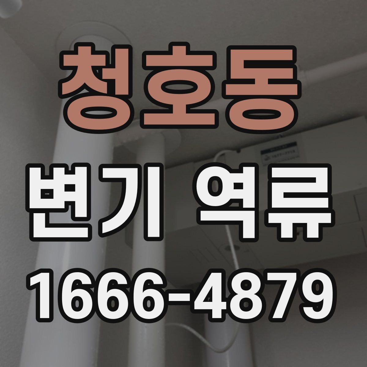 청호동 변기 역류 수압과 배관 상태 살펴보기