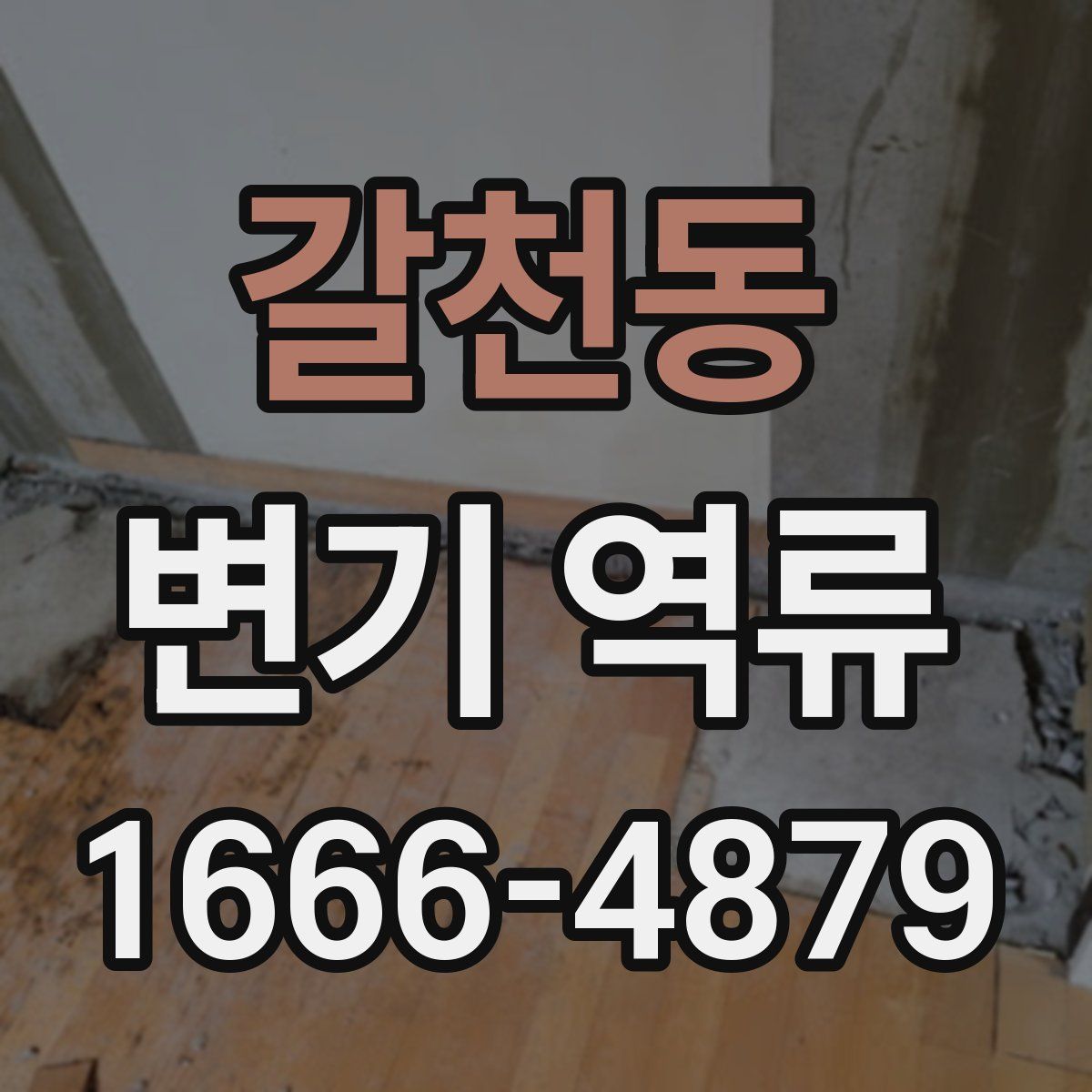 갈천동 변기 역류