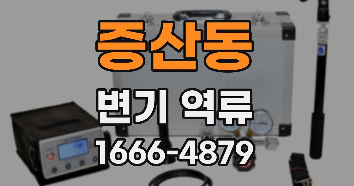 증산동 변기 역류